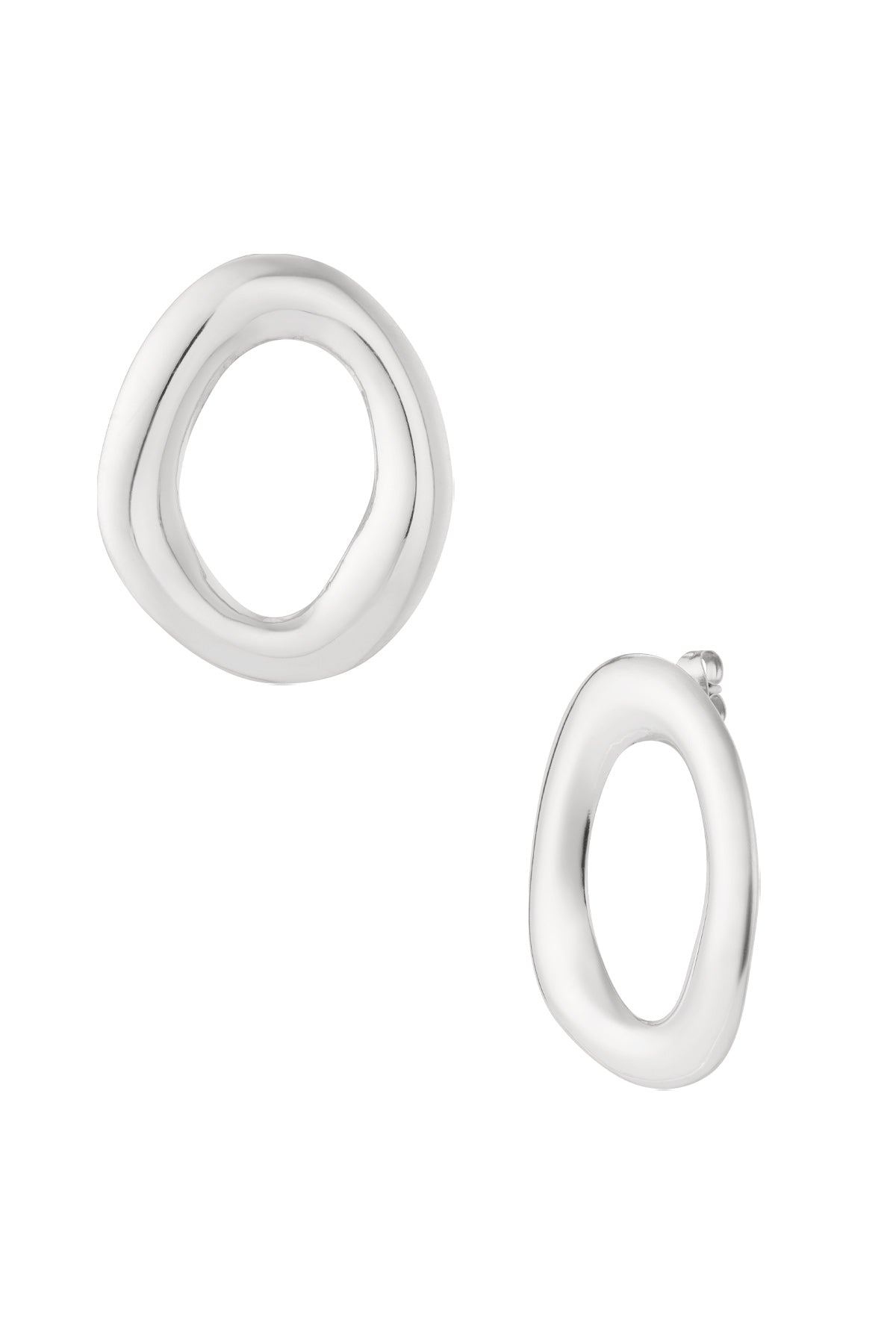 MILA Oval Statement Earrings